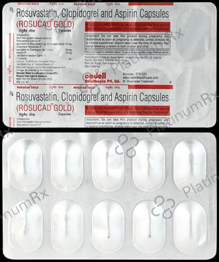 Rosucad Gold 75/10/75mg Capsule 10s