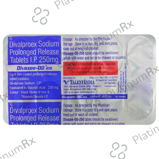 Divaxee OD 250 Tablet PR
