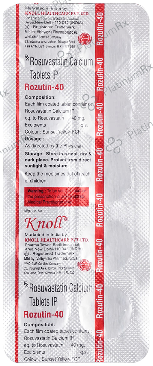Rozutin 40mg Tablet 10s