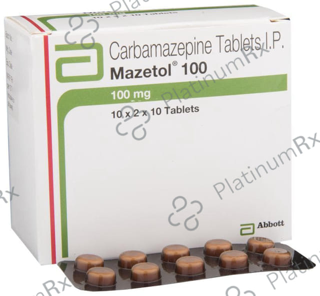 Mazetol 100mg Tablet 10s