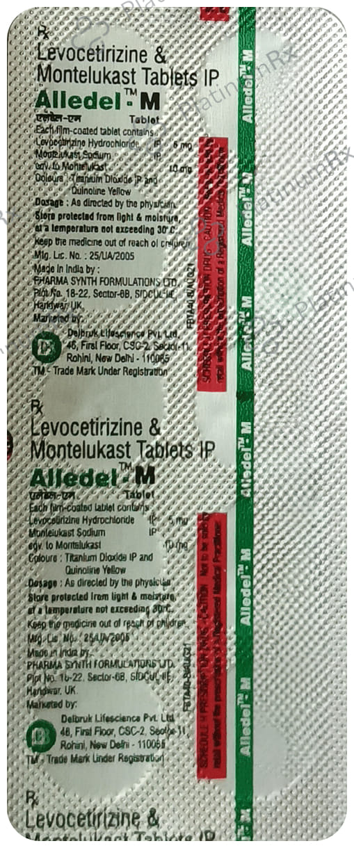 Alledel M 10/5mg Tablet 10s
