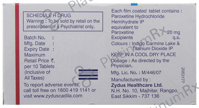 Xet 20mg Tablet 10s