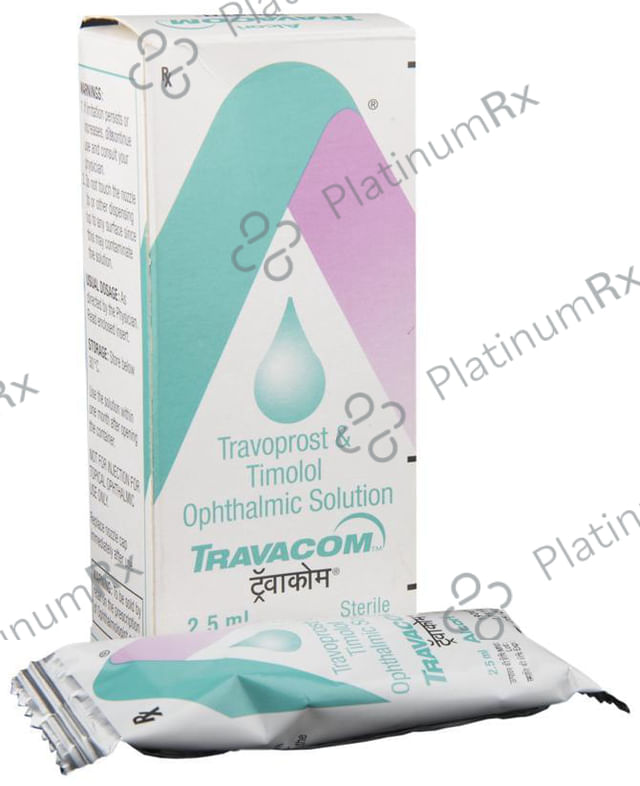 Travacom 5mg/40mcg Eye Drop 1s
