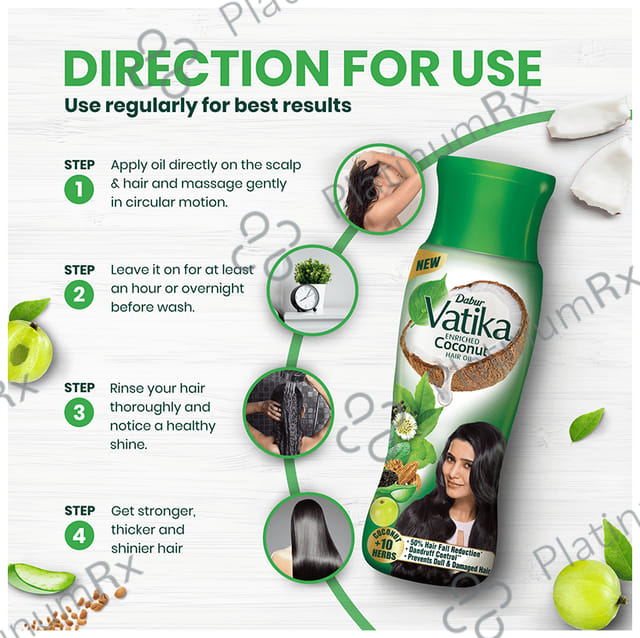 Dabur Vatika Enriched Coconut Hair Oil