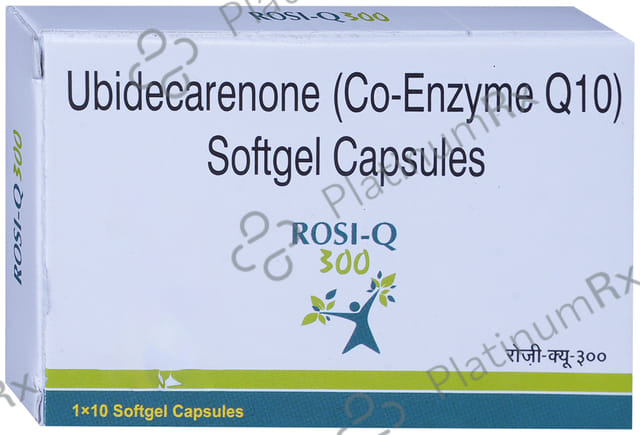 Rosi Q 300 Soft Gelatin Capsule 10s