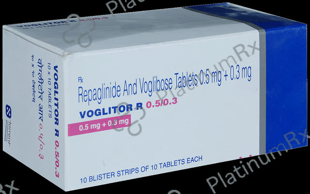 Voglitor R 0.5/0.3mg Tablet 10s
