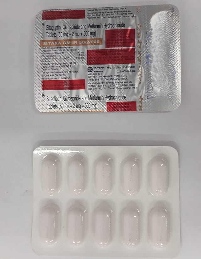 Sitaxa GM IR 2mg Tablet 10s