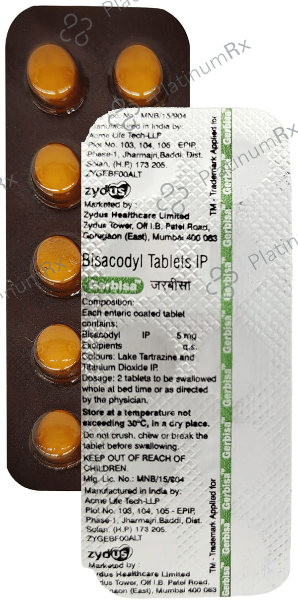 Gerbisa 5mg Tablet 10s