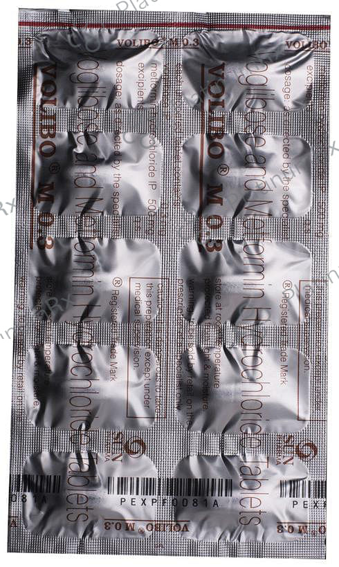 Volibo M 0.3/500mg Tablet 10s