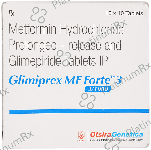 Glimiprex MF Forte 3/1000mg Tablet 10s
