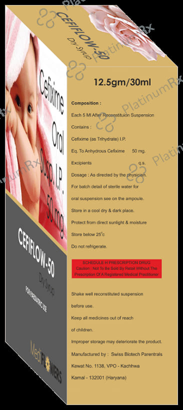 Cefiflow 50mg Dry Syrup 30ml