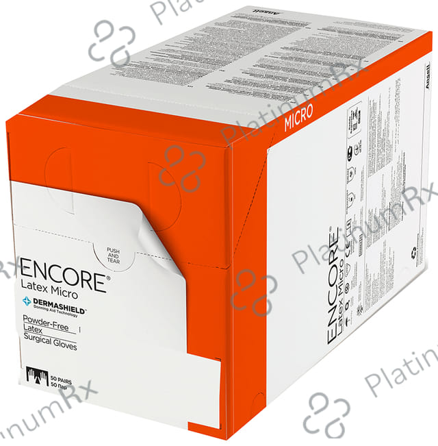 Ansell Encore Latex Micro Powder 50s