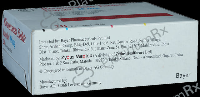 Ixarola 15mg Tablet 14s