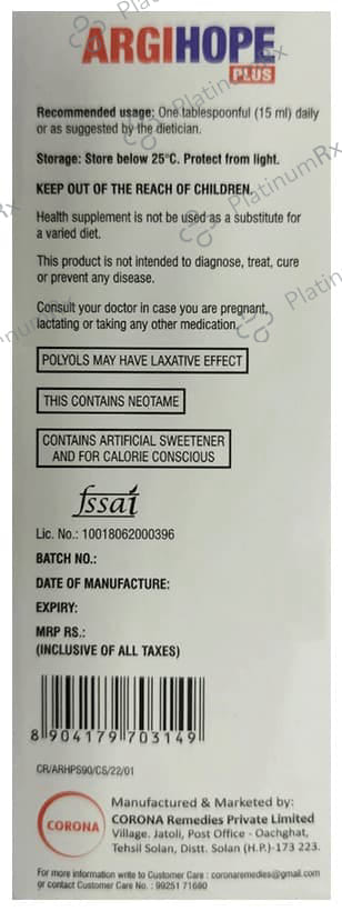 Argihope Plus Liquid 90ml