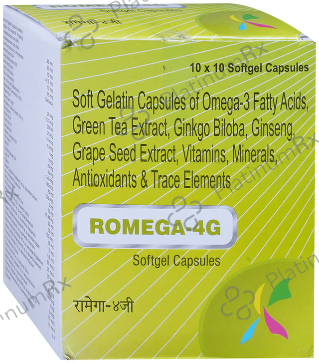 Romega 4G Softgel Capsule 10s