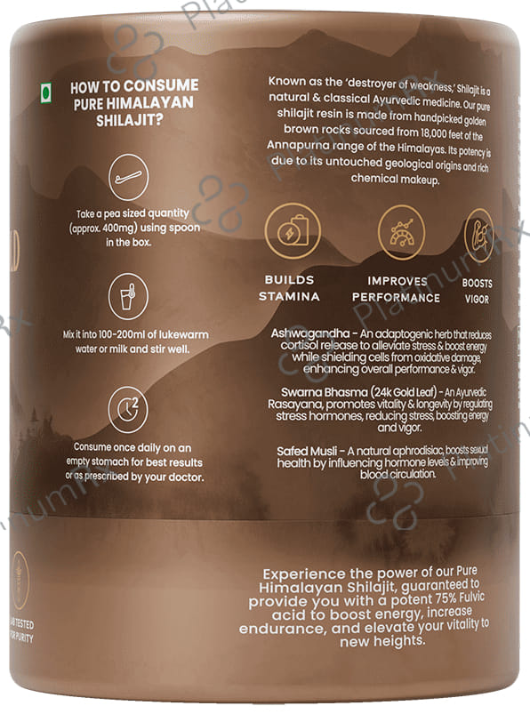 Wellbeing Nutrition Pure Himalayan Shilajit Gold Resin 20gm