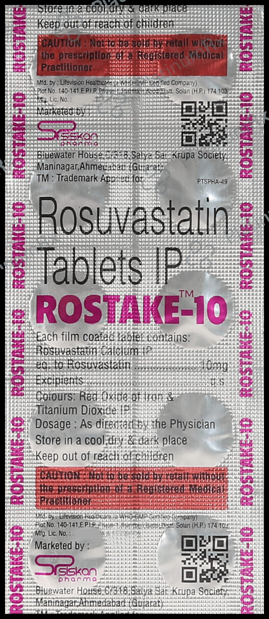 Rostake 10mg Tablet 10s