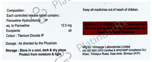 Parin CR 12.5mg Tablet 10s