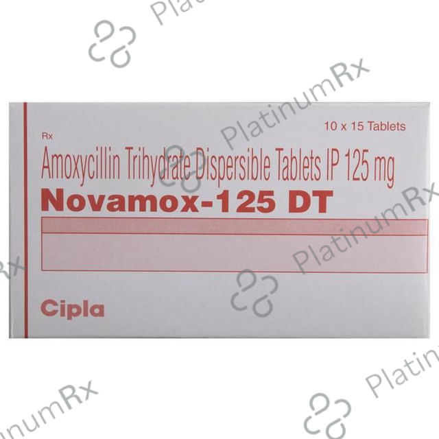 Novamox DT 125mg Tablet 15s