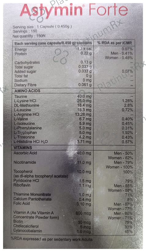 Astymin Forte Capsule 30s