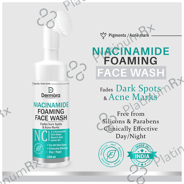 Dermora Niacinamide Foaming Face Wash