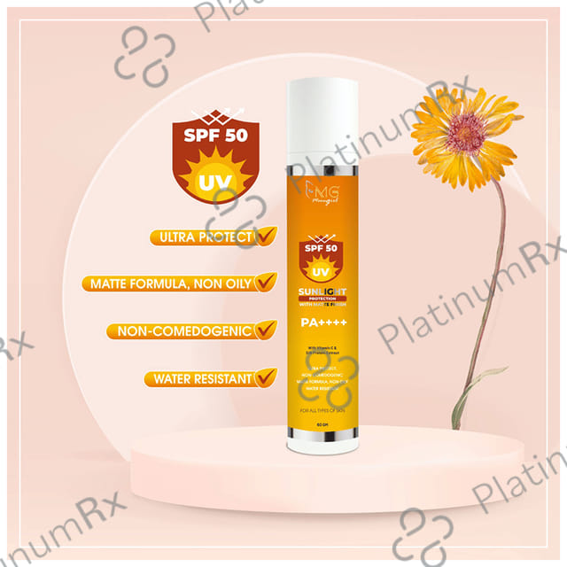 MG Meowgirl UV Sunlight Protection with Matte Finish SPF 50 PA++++ Gel 60gm