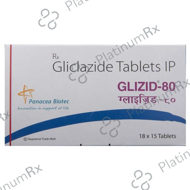 Glizid 80mg Tablet 15s
