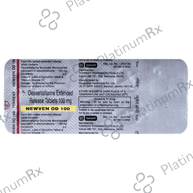 Newven OD 100mg Tablet ER 10s