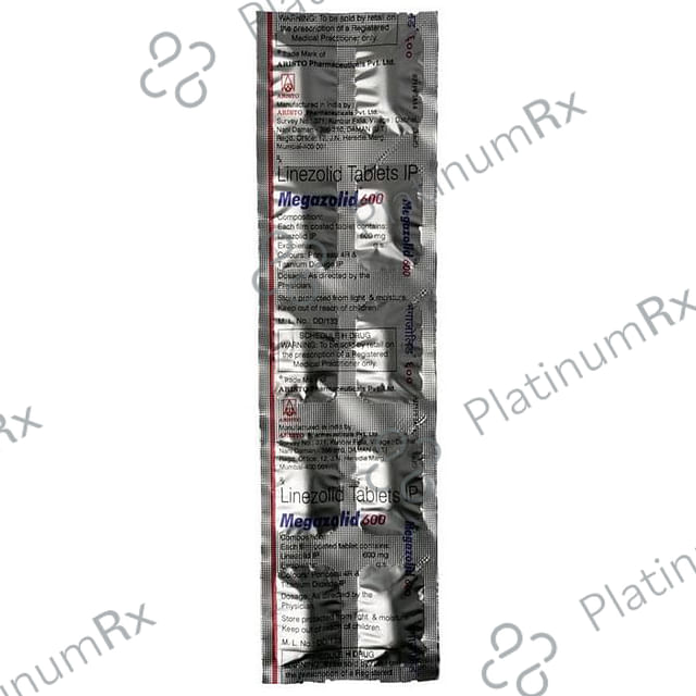 Megazolid 600mg Tablet 10s