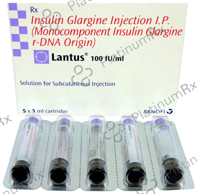 Lantus (100 IU/ml) (1*3ml Cartridge)