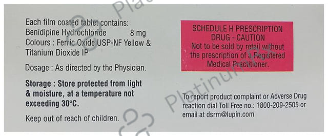 Benipath 8mg Tablet 10s