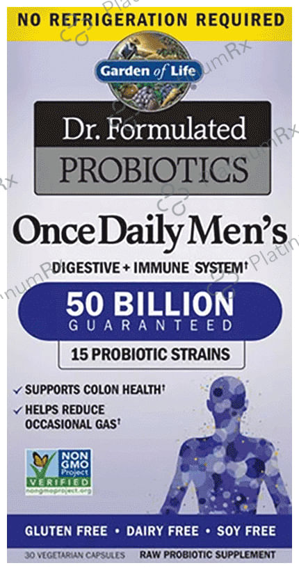 Garden of Life Dr. Formulated Probiotics Vegetarian Capsules - For Gut Health