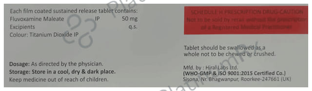 Fluvamine 50 Tablet SR