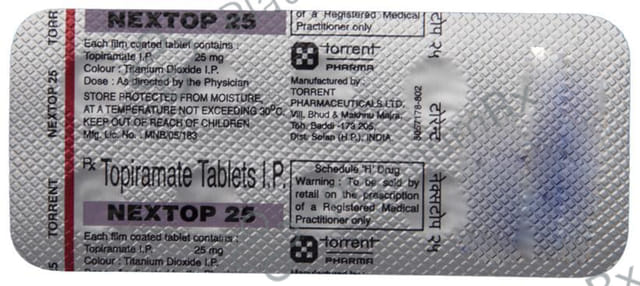 Nextop 25mg Tablet 10s