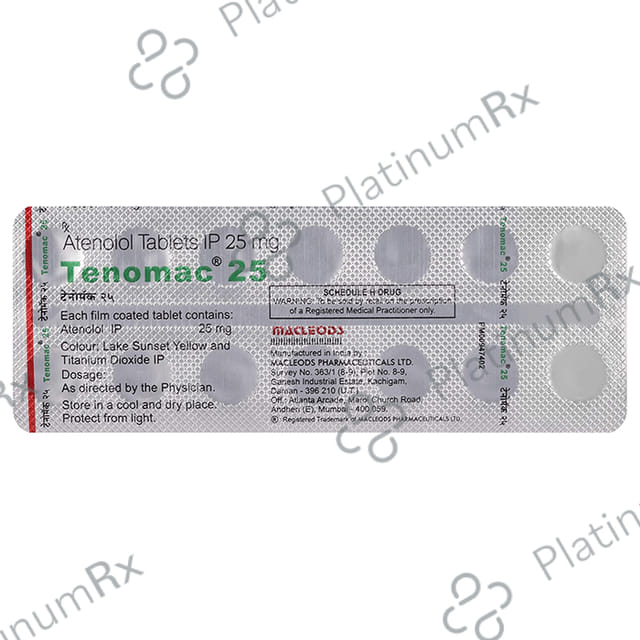 Tenomac 25mg Tablet 14s