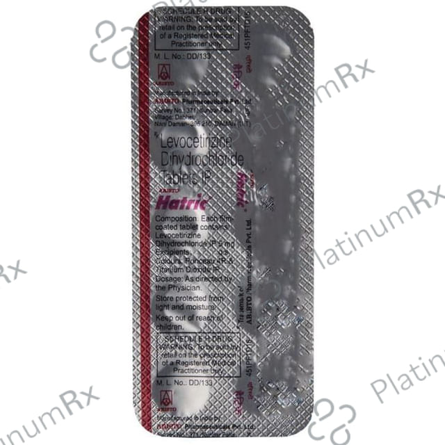Hatric 5mg Tablet 10s