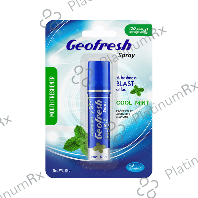 Leeford Geofresh Ayurvedic Mouth Freshner Spray Mint