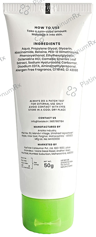 Foxtale Soothing Green Tea Gel 3 units