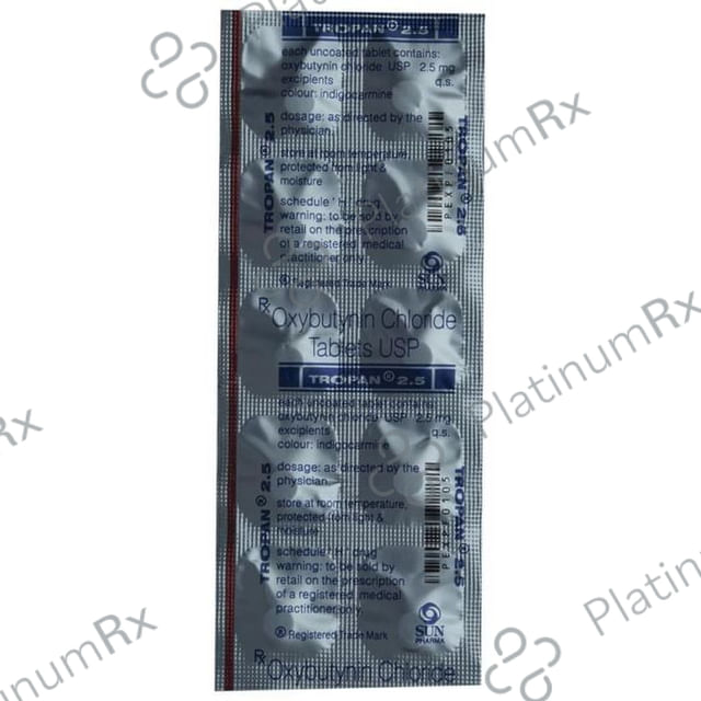 Tropan 2.5mg Tablet 10s