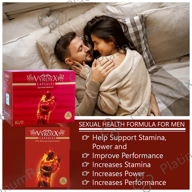 Vyroxx Shilajit Ayurvedic Capsule for Men