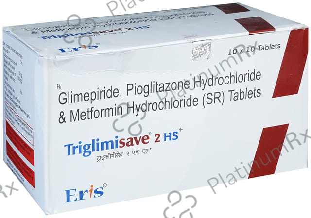 Triglimisave 2/1000/15mg HS Plus Tablet SR 10s