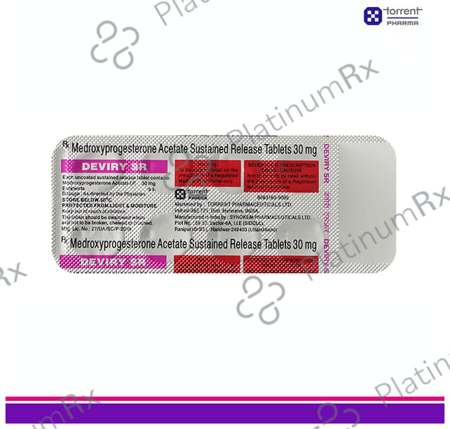 Deviry SR 30mg Tablet 10s