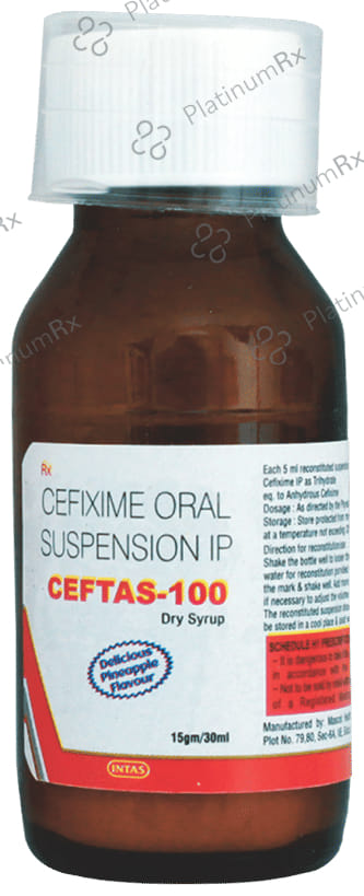 Ceftas 100mg Suspension 30ml