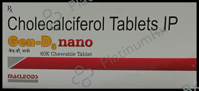 Gen D3 Nano 60K Chewable Tablet 8s