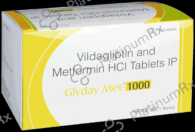 Glyday Met 1000mg Tablet 10s
