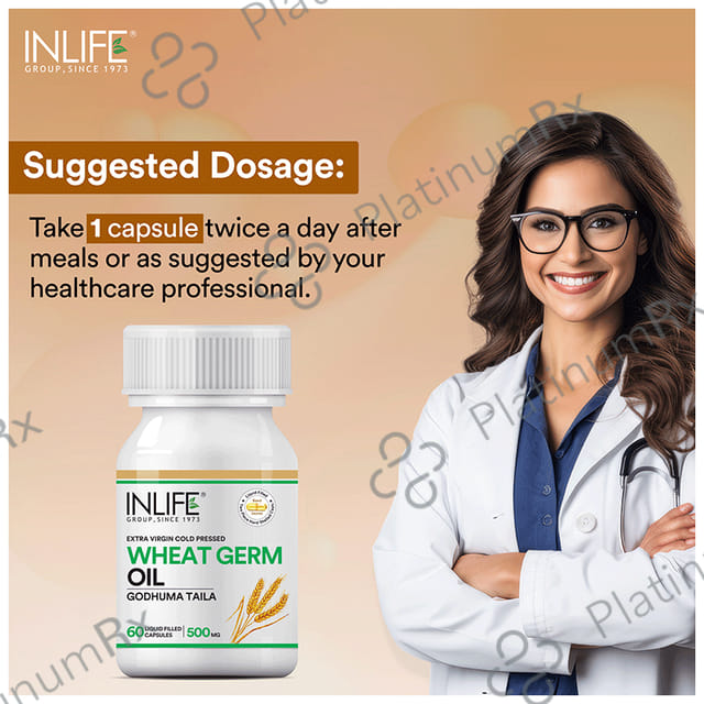 Inlife Wheat Germ Oil 500mg Capsule