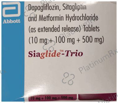 Siaglide Trio 10/500/100mg Tablet ER 10s