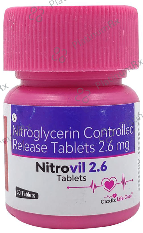 Nitrovil 2.6mg Tablet CR 30s