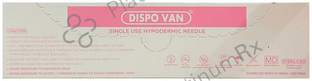 Dispovan Needle 18G x 1.5inch