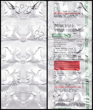 Matic FX 120/10mg Chewable Tablet 10s